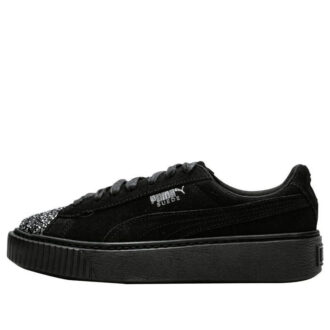 (WMNS) Suede Platform “Crushed Gem – Black” (WMNS) Suede Platform “Crushed Gem – Black”
