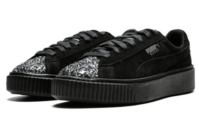 (WMNS) Suede Platform “Crushed Gem – Black”