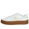 (WMNS) Suede Platform Leather Sneaker “White”