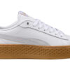 (WMNS) Suede Platform Leather Sneaker “White”