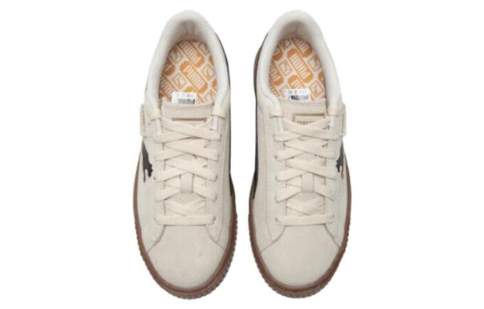 (WMNS) Suede Platform Shoes “Beige Brown”