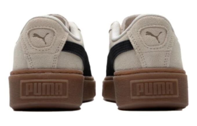 (WMNS) Suede Platform Shoes “Beige Brown”