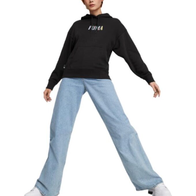 (WMNS) SWxP Graphic Hoodie “Black”