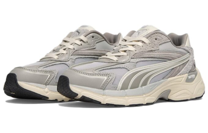 (WMNS) Teveris Nitro Tonal Sneakers “Ash Grey Silver”