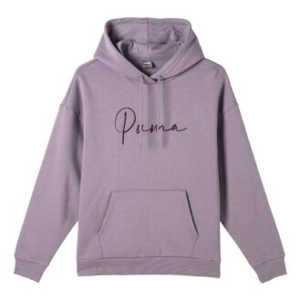 (WMNS) Tonal Script Hoodie “Purple”