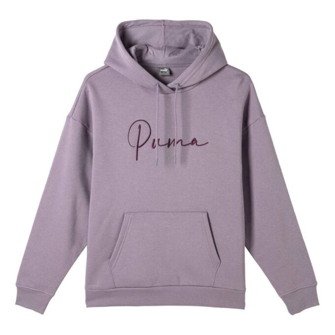 (WMNS) Tonal Script Hoodie “Purple”