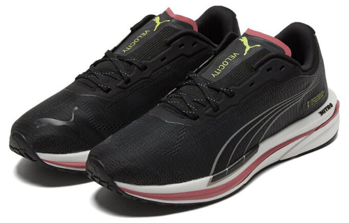 (WMNS) Velocity Nitro “Black White Pink”