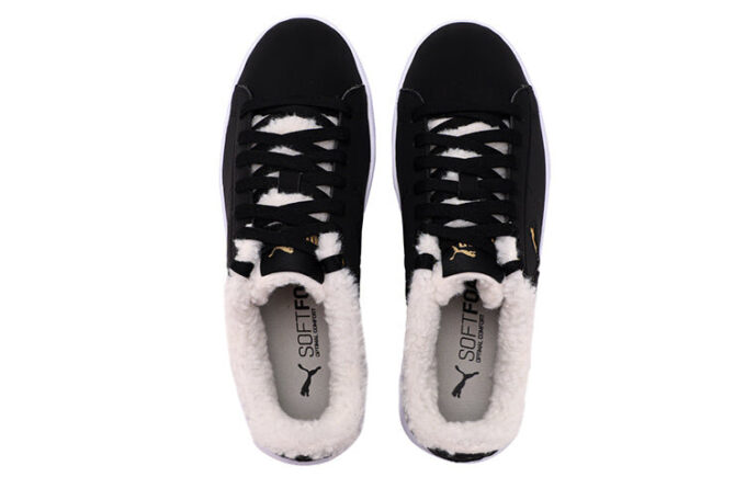 (WMNS) Vikky v2 Cat Teddy Sneakers Black