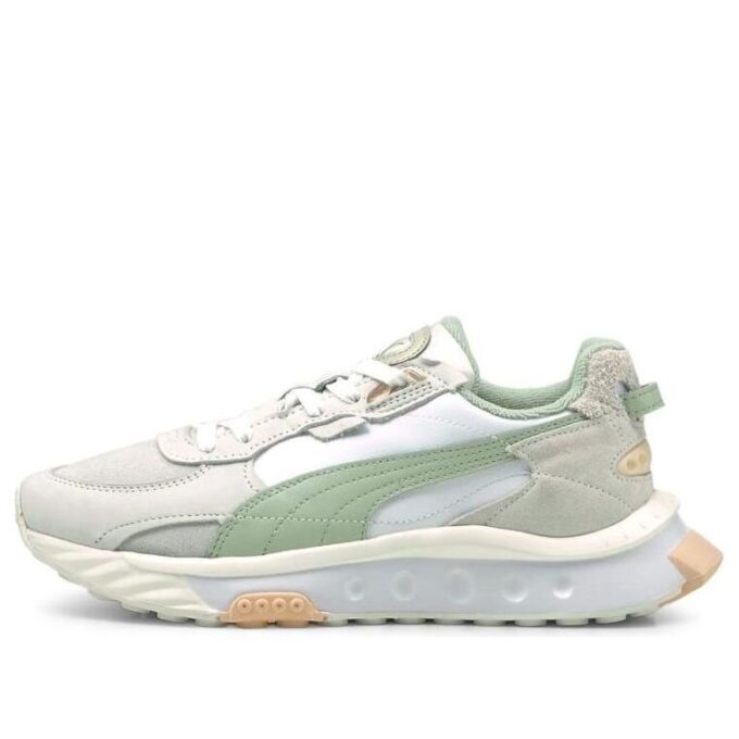 (WMNS) Wild Rider PRM White Grey Green