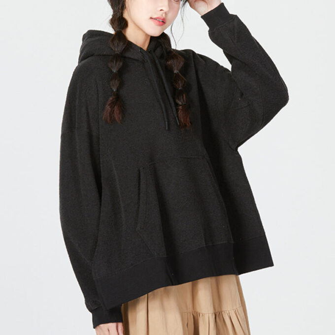 (WMNS) Winterized Hoodie “Black”