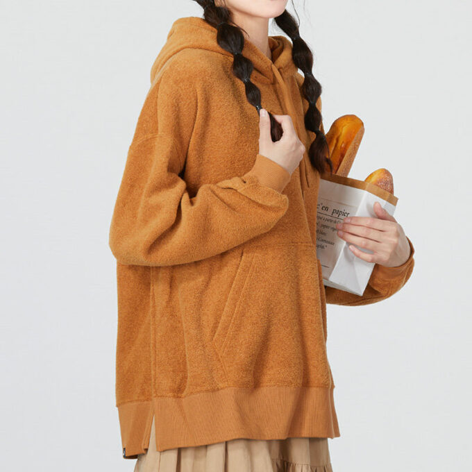 (WMNS) Winterized Hoodie “Brown”