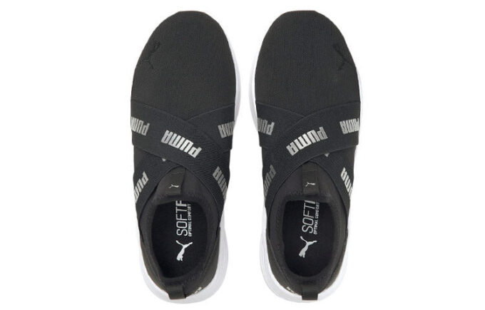 (WMNS) Wired Run Slip-On “Black Silver”