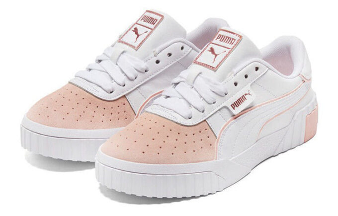 (WMNS) Wms Cali Skate shoes “White Pink”