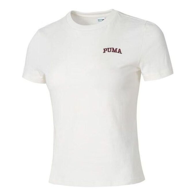 (WMNS) Wordmark Logo T-shirt Small Fit “White”
