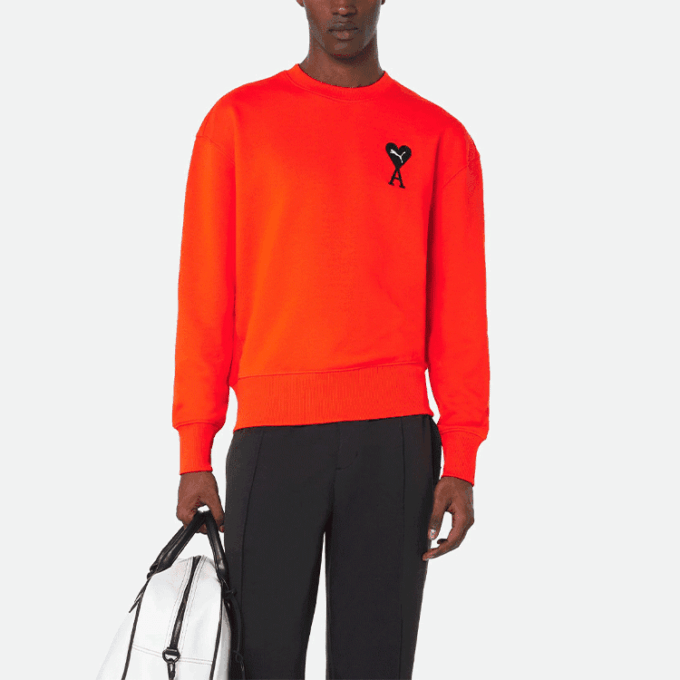 (WMNS) X AMI Sweatshirt “Orange”