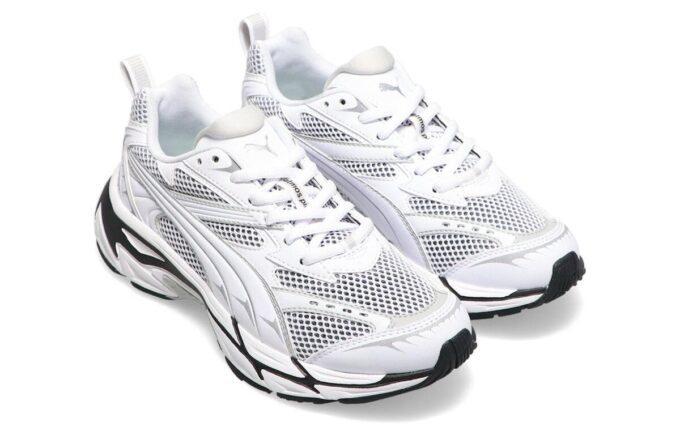 (WMNS) x Atmos Pink Morphic “White Black Silver”