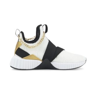 (WMNS) x Baby Phat Defy Mid “White Black Gold”