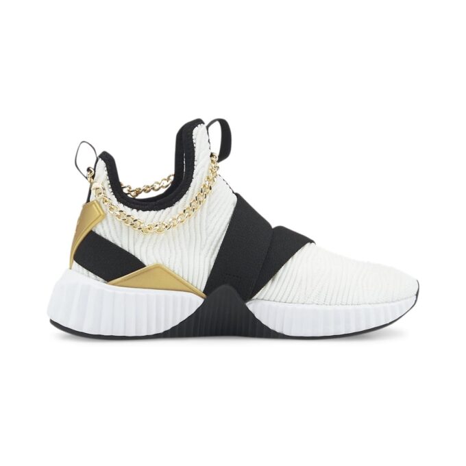 (WMNS) x Baby Phat Defy Mid “White Black Gold”