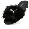 (WMNS) x FENTY Cat Cleat Sandals “Chic Fur Black”