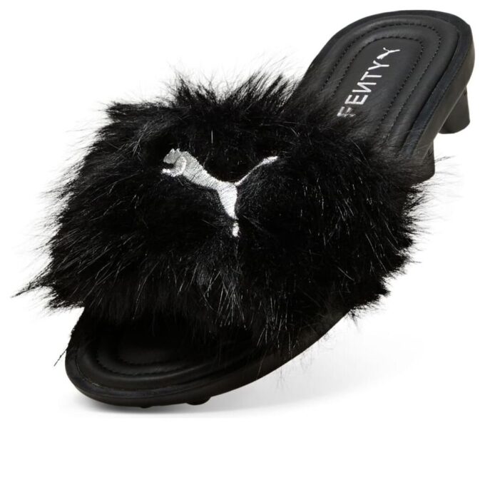 (WMNS) x FENTY Cat Cleat Sandals “Chic Fur Black”