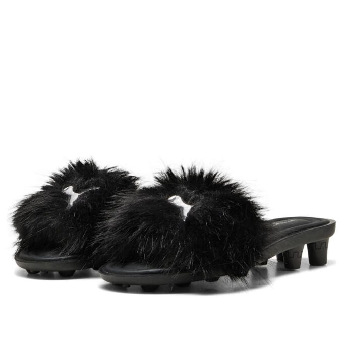 (WMNS) x FENTY Cat Cleat Sandals “Chic Fur Black”