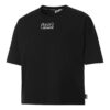 (WMNS) x MR DOODLE Loose Tee Crossover Graffiti Large Logo Short Sleeve Black