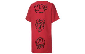 (WMNS) x Mr Doodle Short Sleeve Dress Red