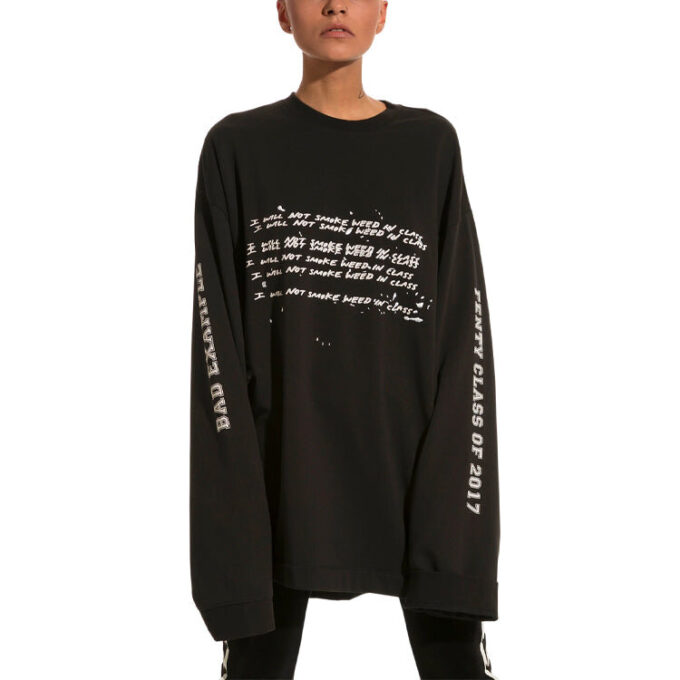 (WMNS) X Rihanna Fenty Long Sleeve Crew Neck “Black”