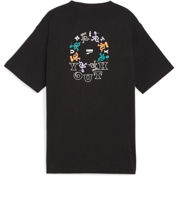 (WMNS) Youth Graphic T-shirt “Black”