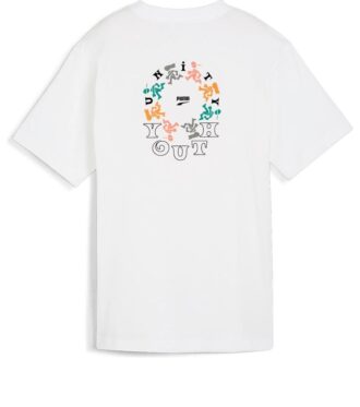 (WMNS) Youth Graphic T-shirt “White”