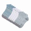 Women Half-Terry Quarter Crew Socks (6 Pairs)