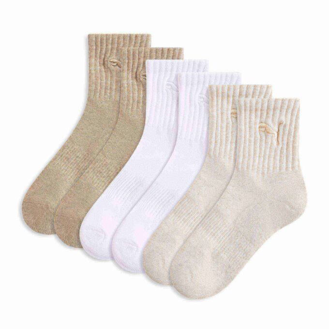 Women Quarter Crew Socks (3 Pairs) Women Quarter Crew Socks (3 Pairs)