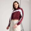 Women Relaxed Crop Track Jacket