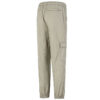Woven Cargo Bundle Feet Casual Long Pants Creamy White
