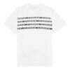 x Maison Kitsune Unisex Engineered Embroidery White