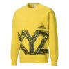 x Michael Lau Crossover Casual Sports Round Neck Yellow
