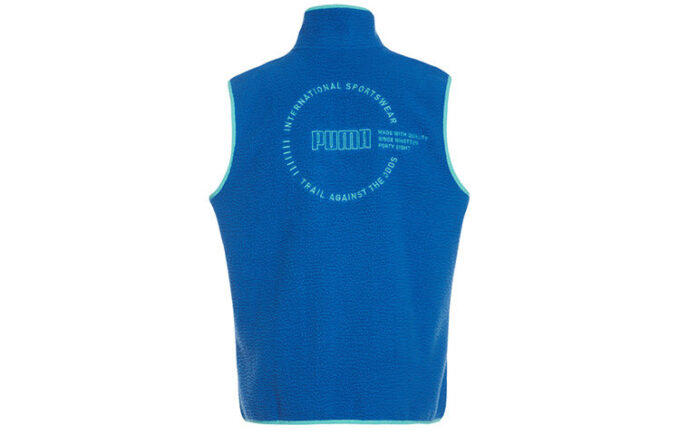 XTG Trail Fleece Full Zip Pocket Vest “Blue Orange”