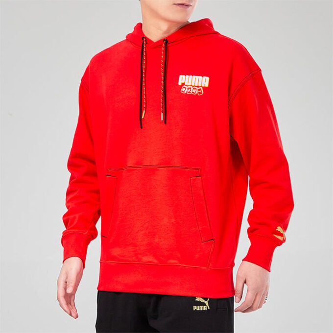 YOTOX Hoodie “Red White Gold”