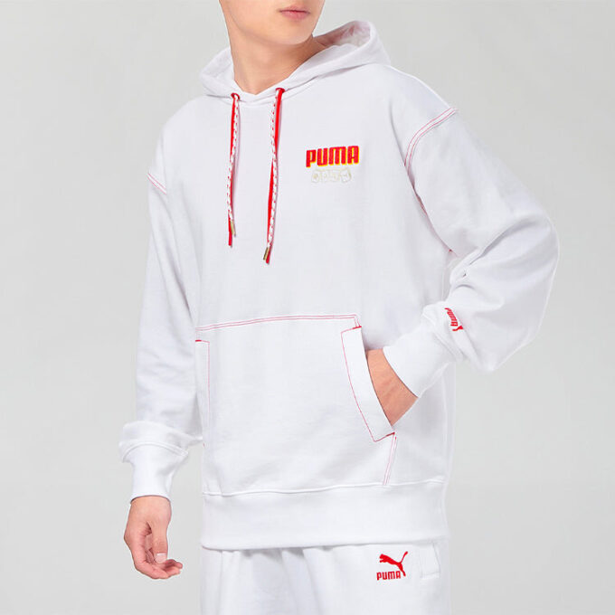 YOTOX Hoodie “White Red Yellow”