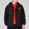 YOTOX Jacket “Black Red”